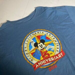 Disney California Adventure 15th Anniversary 2016 Cast Exclusive T-Shirt XXL
